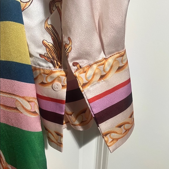 Vibrant Long Sleeve Multicolor Dress - Picture 6 of 6